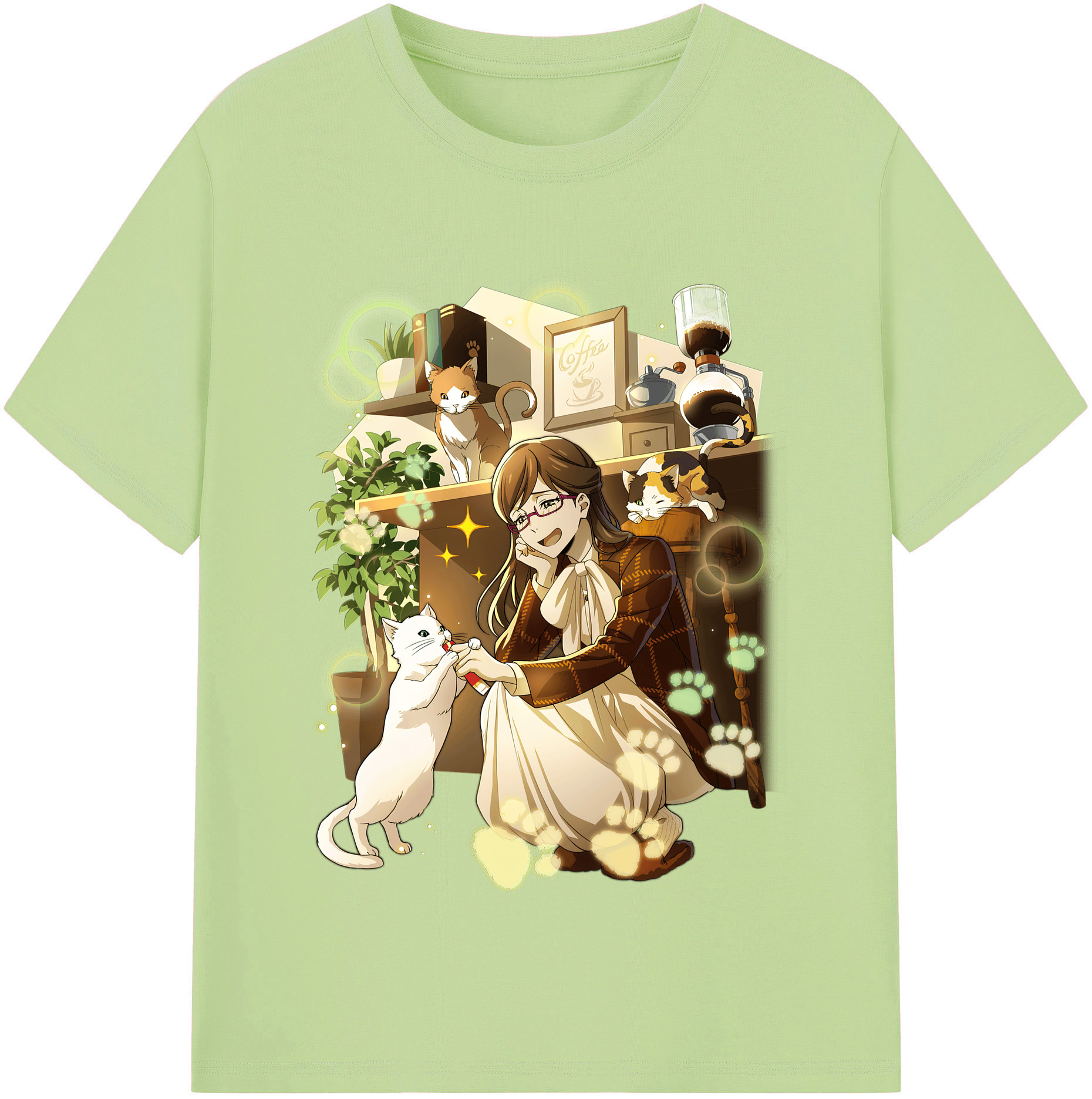 （画像用） 文豪ストレイドッグス Bungo Stray Dogs 綿100％半袖Tシャツ（フロントプリント）